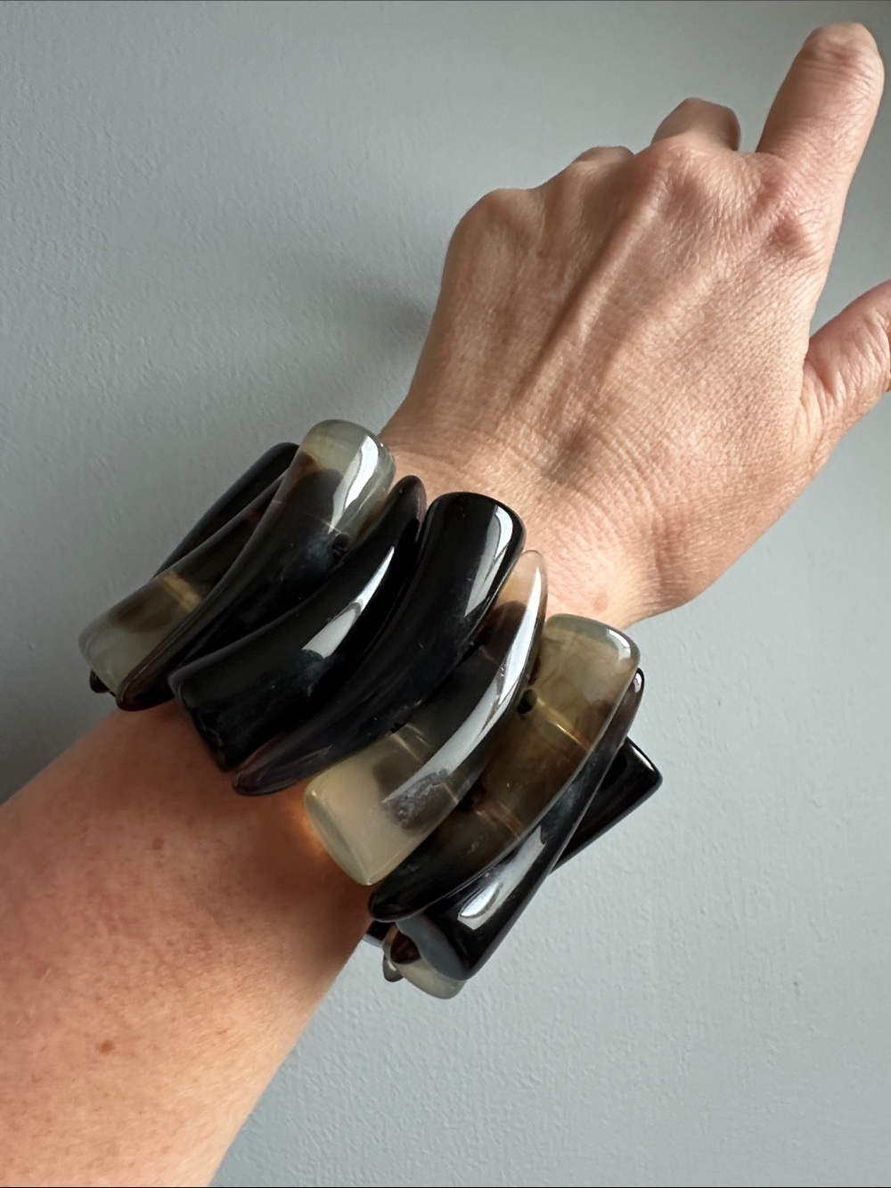 Bold Tusk Statement Bracelet